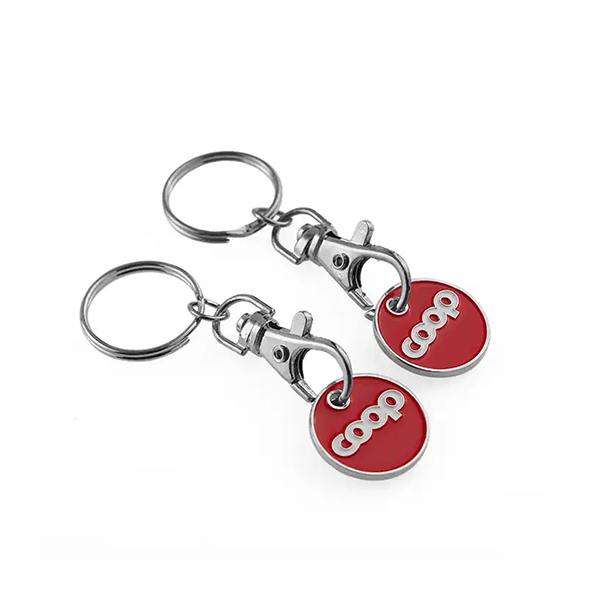 Trolley Token Coin Keychain