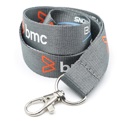 Flat Polyester Lanyard with Silk Print